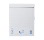 Pochette à bulles d'air kraft renforcé blanc 124 g Jovimail Plus 270 x 360 mm sans fenêtre - Carton de 100
