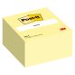 Post-it kubusblok kanariegeel 76 x 76 mm