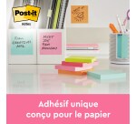 Notes repositionnables couleurs Beachside Post-It 76 X 76 mm - bloc de 100 feuilles