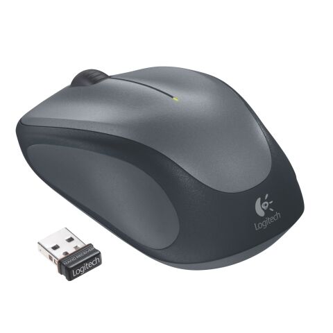 Ratón inalámbrico ambidiestro Logitech M235 gris