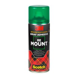 Colle en spray 3M Scotch Remount repositionnable 400 ml