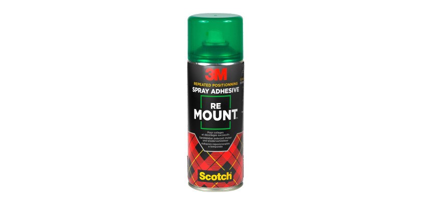 Colle aérosol 3M Scotch Remount repositionnable 400 ml