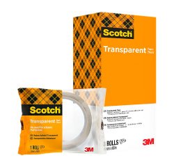 Cinta adhesiva Scotch 550 transparente de 19 x 66 mm