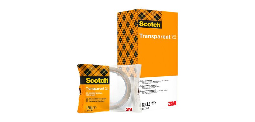 Ruban adhésif Scotch 19 mm x 66 m transparent