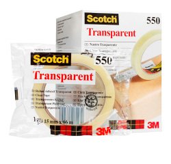 Ruban adhésif Scotch 19 mm x 66 m transparent