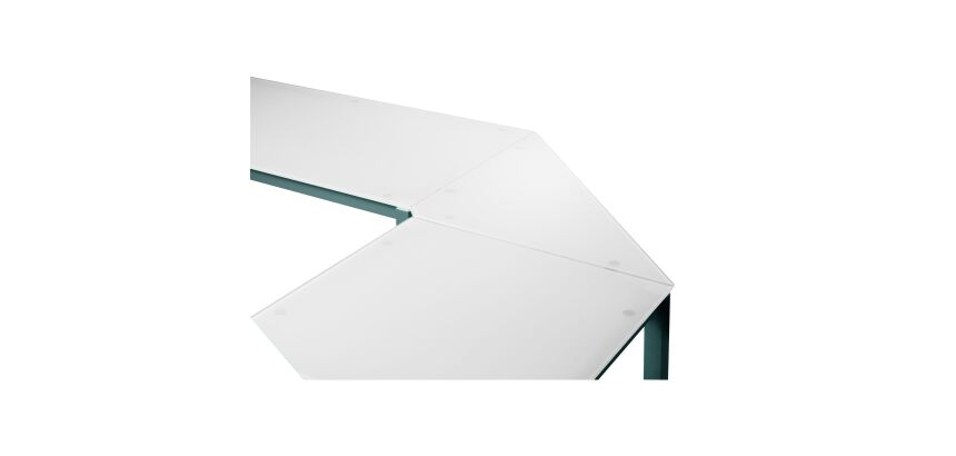 Angle de liaison blanc L 80 x P 80 cm - Next