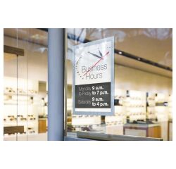 Fundas adhesivas estáticas A4 Duraframe Sun Durable - Paquete de 2