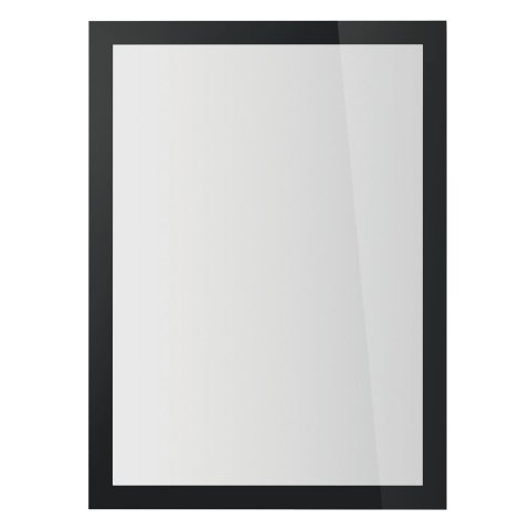 Fundas autoadhesivas A4 Duraframe Sun Durable negro - paquete de 2