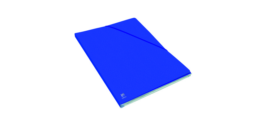 Chemise box carte Alpina Oxford 24 x 32 cm dos 1,5 cm couleur