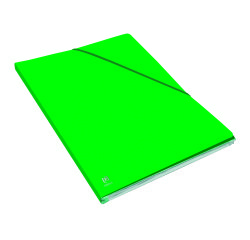Chemise box carte Alpina Oxford 24 x 32 cm dos 1,5 cm couleur