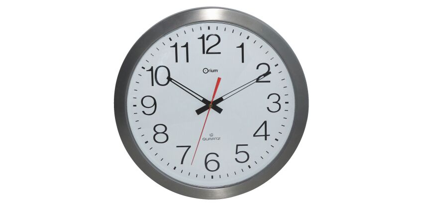 Horloge murale extérieure Ø 35,5 cm- À quartz