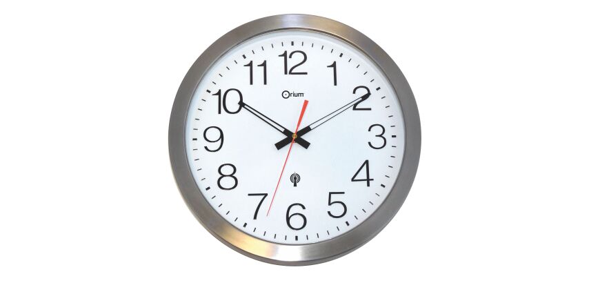 Horloge murale extérieure Ø 35,5 cm - Radio pilotée