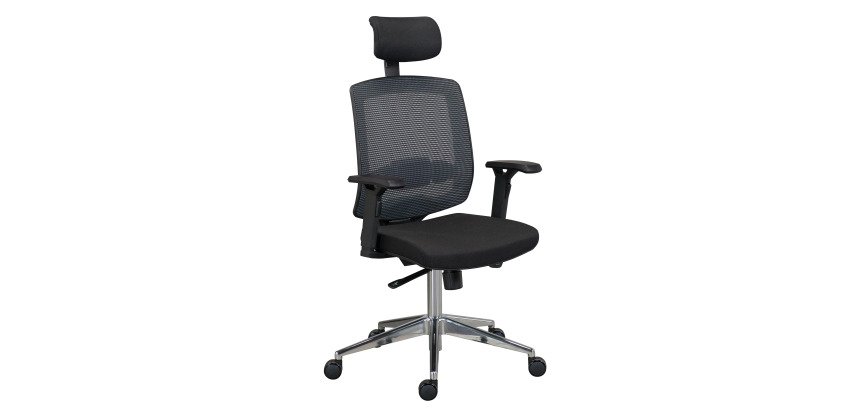 Fauteuil de bureau synchrone dossier maille Malice