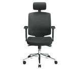 Fauteuil de bureau synchrone dossier maille Malice