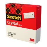 Ruban adhésif Scotch Crystal transparent - Largeur 19 mm x longueur 33 m