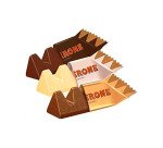 Toblerone mini, lait, blanc, noir - Boîte de 900 g - 113 pièces