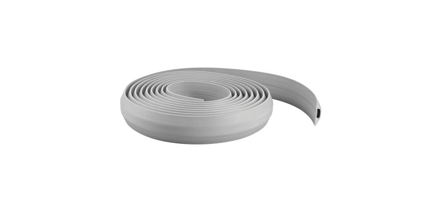 Gaine protège câbles 9 m gris largeur 83mm