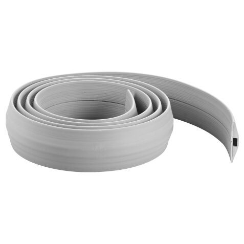 Gaine protège câbles 3 m gris largeur 68mm