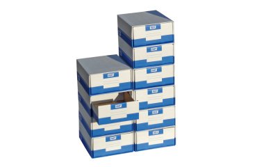 Cardboard drawer boxes Fast A4 - Set of 10