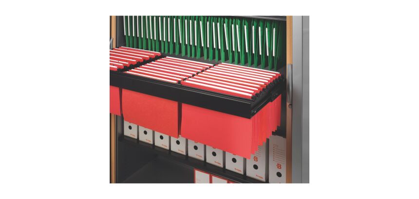 Châssis télescopique pour dossiers suspendus pour armoires à rideaux monobloc L 100