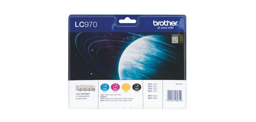 Brother LC970 Pack cartouche pour imprimante jet d'encre
