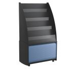 Présentoir de revues avec coffre