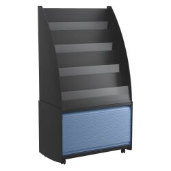 Présentoir de revues avec coffre