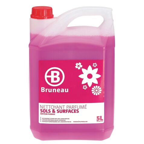 Pack 2 + 1 cleansing product floors and surfaces Bruneau flowers - can of 5 liter