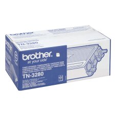 Brother TN-3280 tóner original negro de alta capacidad (8000 páginas)