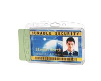 Sterke badge Durable zonder clip 54 x 85 mm voor 2 kaartjes - Doos van 10