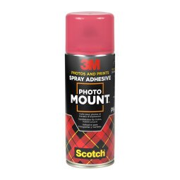 Aerosol glue Scotch display Photo Mount permanent