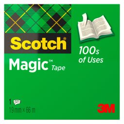 Plakband Scotch Magic onzichtbaar - lengte 66 m