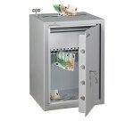 Coffre fort dépôt de fonds à levier Hartmann 77 litres serrure à clé