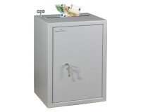 Coffre-fort dépôts de fonds à levier Hartmann 77 litres serrure à clé