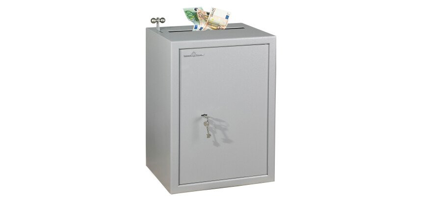 Coffre-fort dépôts de fonds à levier Hartmann 77 litres serrure à clé