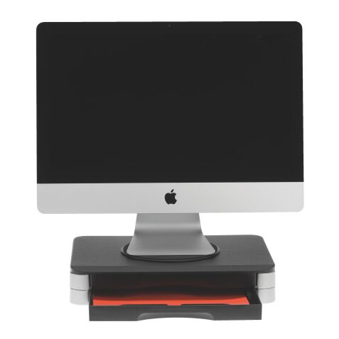 Support écran design 2 tiroirs