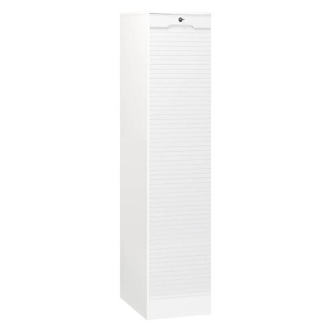 Clasificadores de persiana de madera blanco