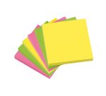 Notes repositionnables couleurs assorties Bruneau - bloc de 80 ou 100 feuilles