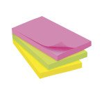 Blocco appunti 125x75 mm notes riposizionabili neon 100ff Bruneau