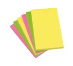 Blocco appunti 125x75 mm notes riposizionabili neon 100ff Bruneau