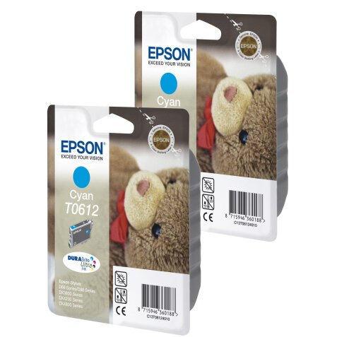 Pack 2 Tintenpatronen Epson T0612 C13T061240