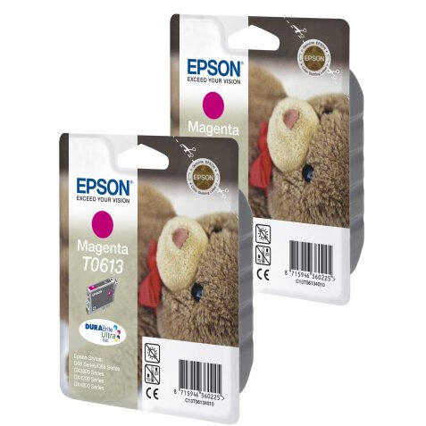 Epson T0613 pack 2 cartridges for inkjet printer 