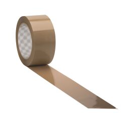 Rollos adhesivos Bruneau polipropileno 66m x 48mm Habana