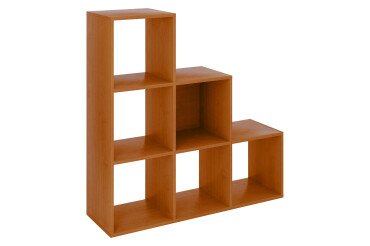 Libreria 6 caselle scalare Noce 1.041 x 292 x 1.039 mm