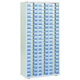 White filing cabinet Clen 3 columns 60 drawers 9 cm