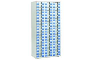 White filing cabinet Clen 3 columns 60 drawers 9 cm