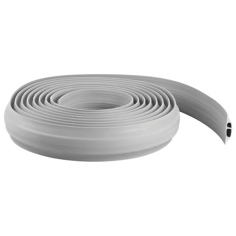 Gaine protège câbles 9 m gris largeur 88mm