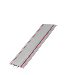 Protective trough for cables, 3 meters red-grey