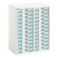 White module Clen 2 racks 24 drawers 6 cm