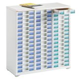 White filing cabinet Clen 3 columns 45 drawers 6 cm